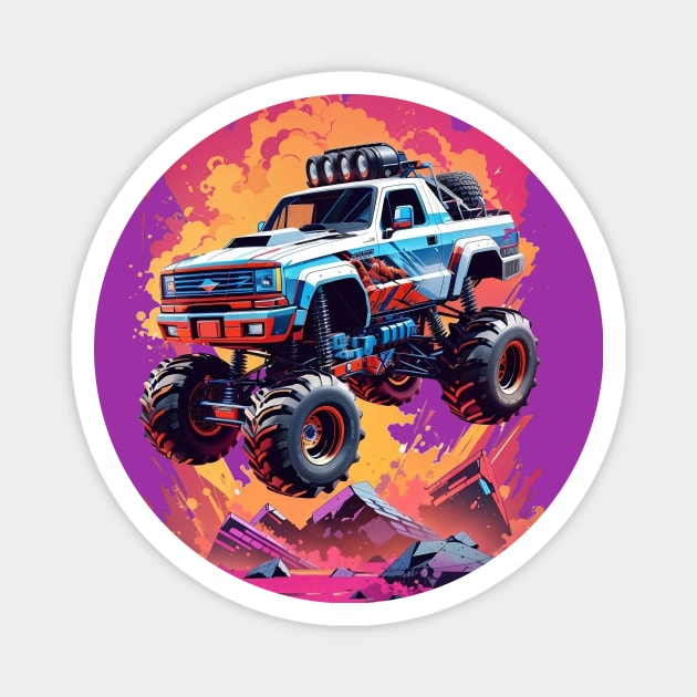 Monster Truck Magnet by snespix